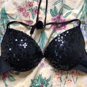 Sparkly Push-up Swimsuit Top